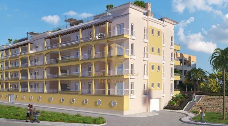 Apartamento T2 novo São Gonçalo de Lagos - varandas, painéis solares, terraços, piscina, vidros duplos, ar condicionado, piso radiante, garagem
