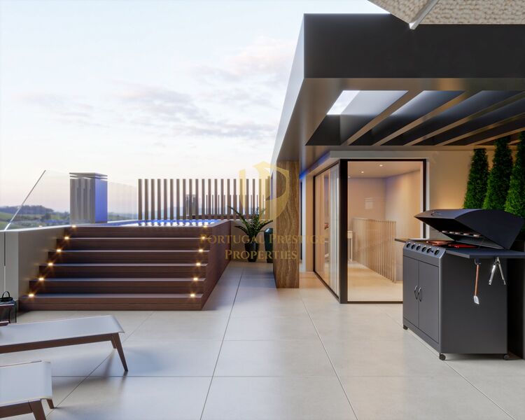 Apartment Modern T4 Avenida Calouste Gulbenkian Faro - balcony, great location, terrace, garage, swimming pool, air conditioning