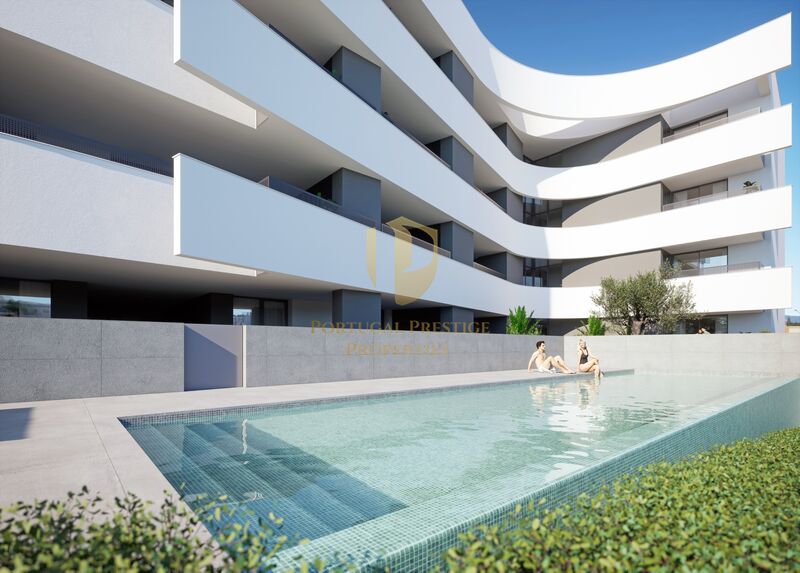 Apartamento T2 de luxo em construção São Gonçalo de Lagos - ar condicionado, terraço, parqueamento, piscina