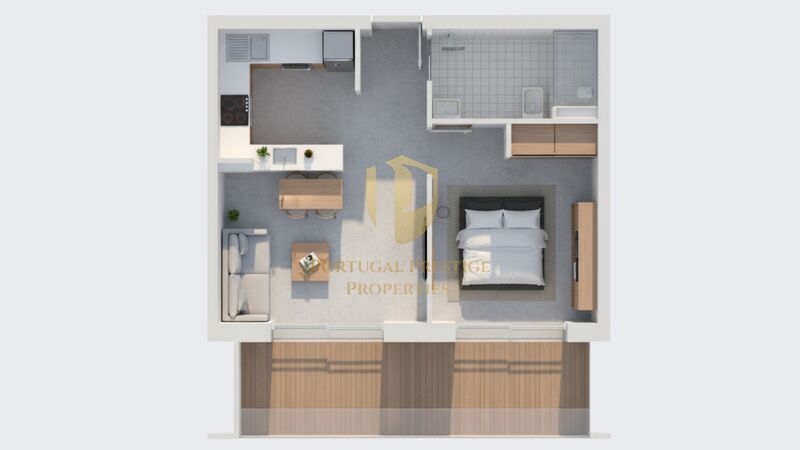 Apartment T2 Monte Gordo Vila Real de Santo António - solar panel, thermal insulation