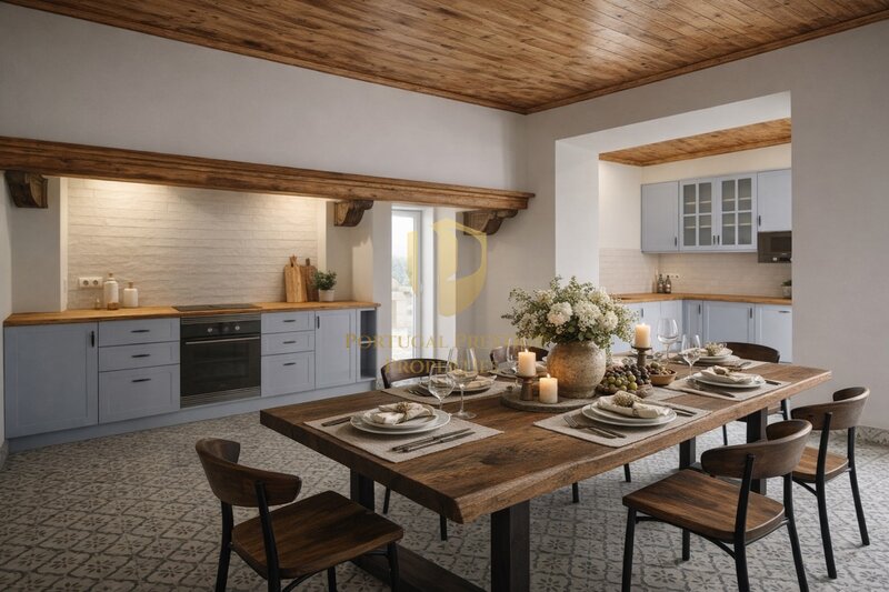 Apartment Renovated in the center 4 bedrooms São Brás de Alportel - barbecue, attic