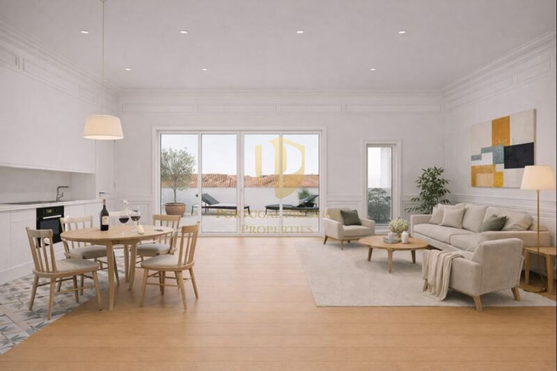 Apartment T2 neue Vila Real de Santo António - air conditioning, ground-floor, terrace