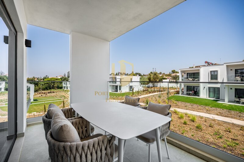 Wohnung Modern T2 Carvoeiro Lagoa (Algarve) - balkone, solarpaneele, strahlungsboden, swimmingpool, gärten, möbliert
