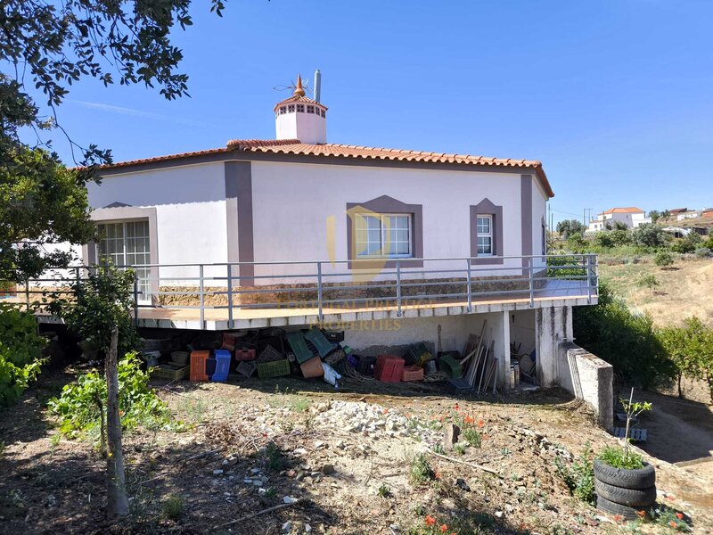 Casa Aislada V3 Corte do Gago Azinhal Castro Marim - garaje, balcón, chimenea, jardín