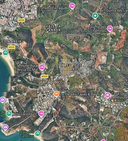 Land with approved project Ferragudo Lagoa (Algarve)