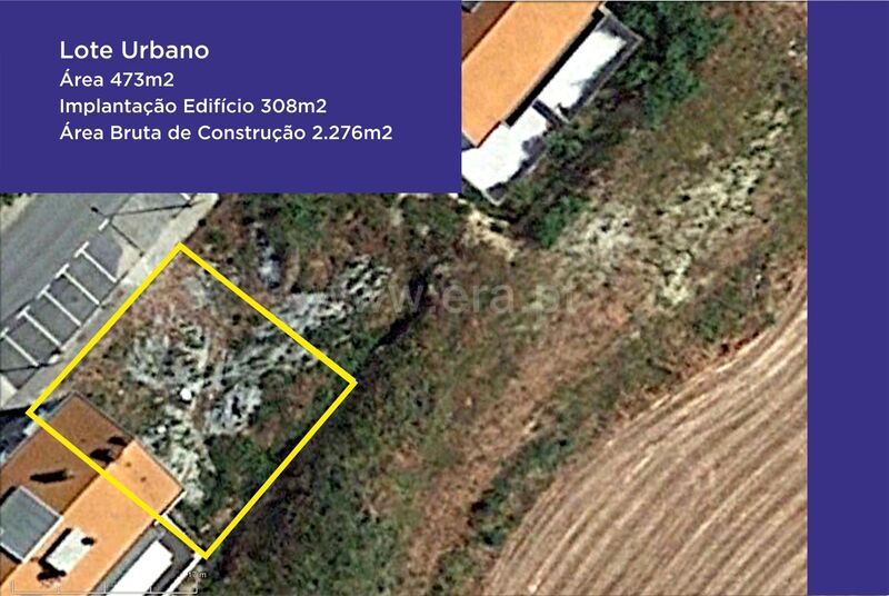 Lote de terreno com 473m2 Covilhã - excelente localização