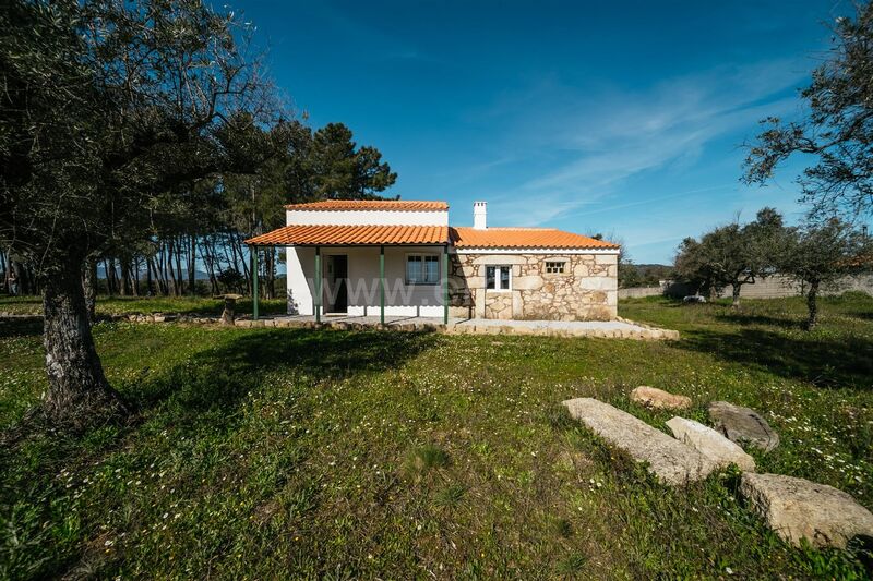 Farm 2 bedrooms Mata da Rainha Fundão - furnished, olive trees, great location, equipped, mains water, electricity, water, well, fruit trees, tiled stove