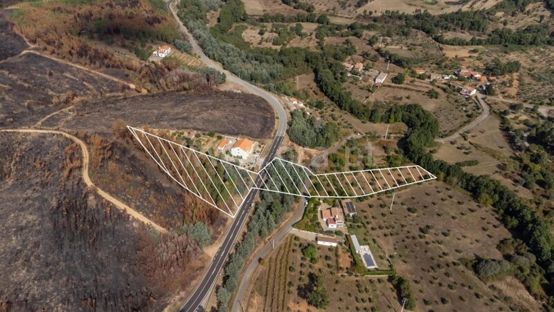 Terrain with 7000sqm Souto da Casa Fundão - viabilité de construction, accès facile, arbres fruitiers, oliviers