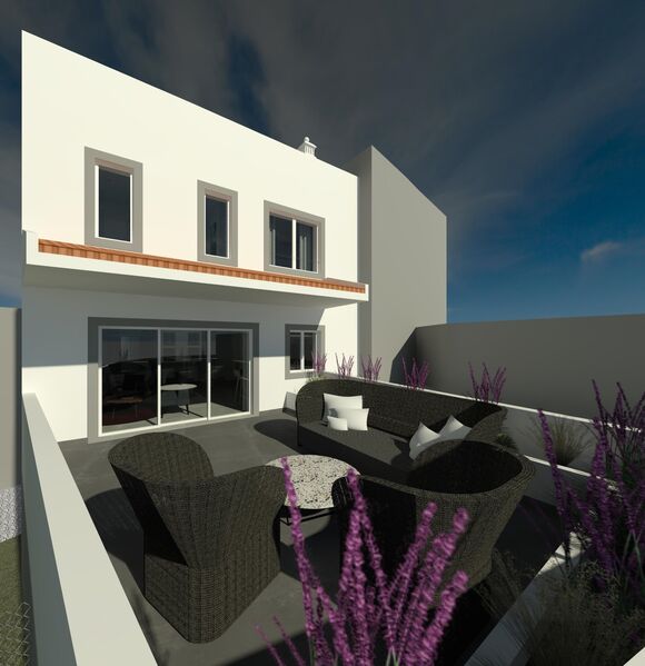 House 2 bedrooms Espiche Luz Lagos - garage, terrace, equipped kitchen, attic