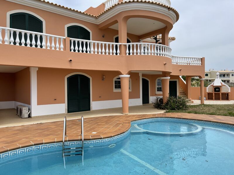 House V3+2 Praia da Luz Lagos - equipped kitchen, garage, fireplace, beautiful view, terraces, sea view, swimming pool, terrace