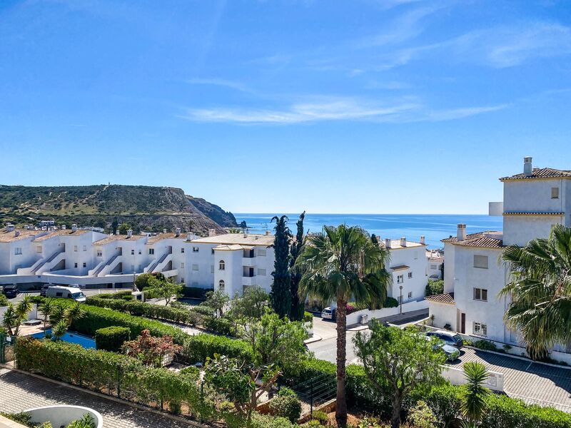 Apartment 2 bedrooms in the center Praia da Luz Lagos - furnished, garden, balcony, equipped, swimming pool, sea view, fireplace, gated community