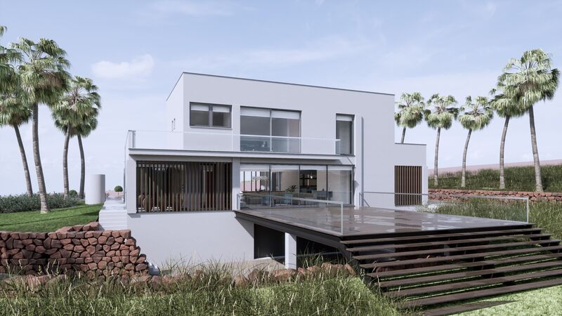 House Modern V4 Funchal Luz Lagos - swimming pool, balconies, gardens, garage, terrace, balcony