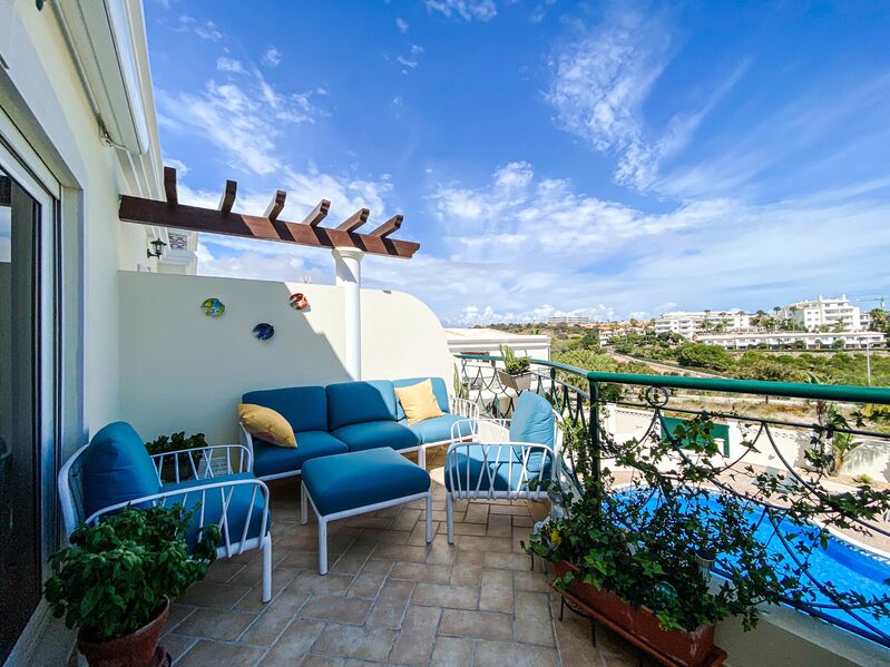 Apartment 2 bedrooms Luxury Porto de Mós São Gonçalo de Lagos - swimming pool, balcony, equipped, radiant floor, store room, terrace, air conditioning, beautiful view, gardens