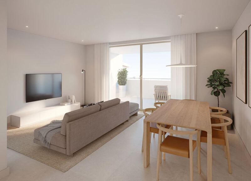 Apartment 2 bedrooms under construction São Gonçalo de Lagos - equipped, air conditioning, great location, balcony, swimming pool