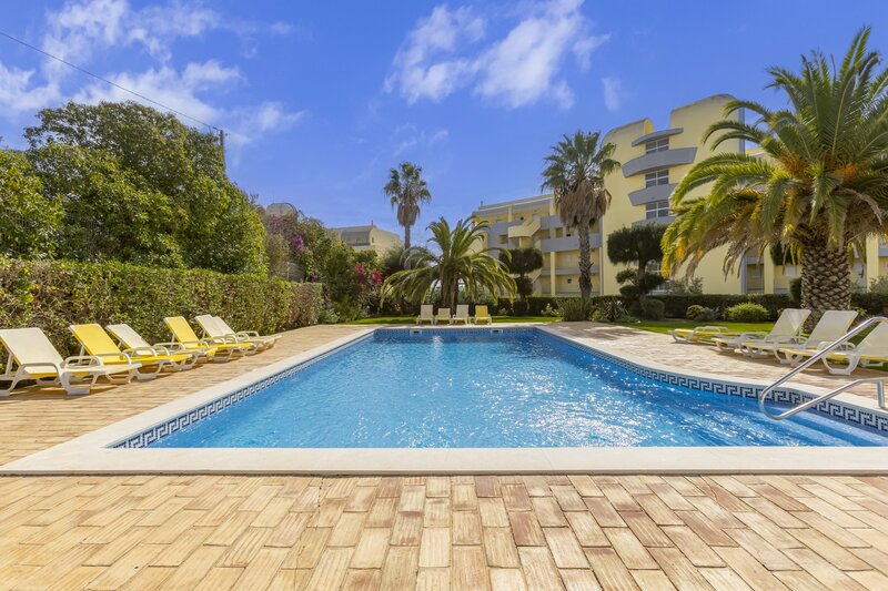 Wohnung T1 Meia Praia São Gonçalo de Lagos - ausgestattet, swimmingpool, terrasse, möbliert, abstellraum, gärten