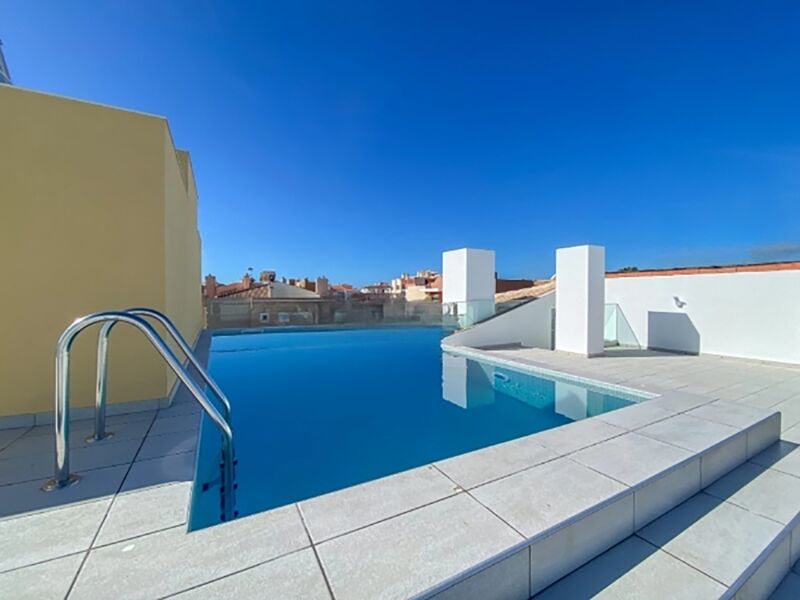 апартаменты T2 новые Ameijeira São Gonçalo de Lagos - двойные стекла, полы с подогревом, веранды, бассейн, веранда, солнечные панели, система кондиционирования, гараж, террасы, терраса