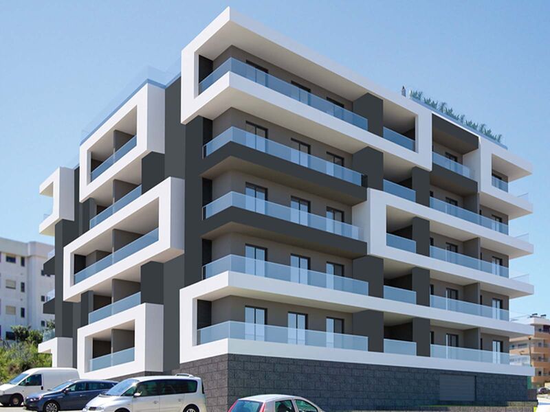 Apartamento Moderno no centro T2 Urbanização Nossa Senhora da Gloria São Gonçalo de Lagos - garagem, piscina, terraços, varanda