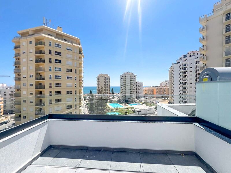 Apartment sea view T2 Urbanização da Panasqueira Armação de Pêra Silves - balcony, sea view, air conditioning, balconies, equipped