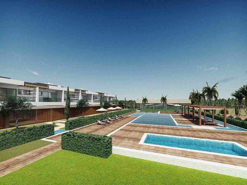 Para venda Moradia V3 Urbanização Pontalgar Mexilhoeira Grande Portimão - jardins, garagem, piscina, varanda, arrecadação, terraços