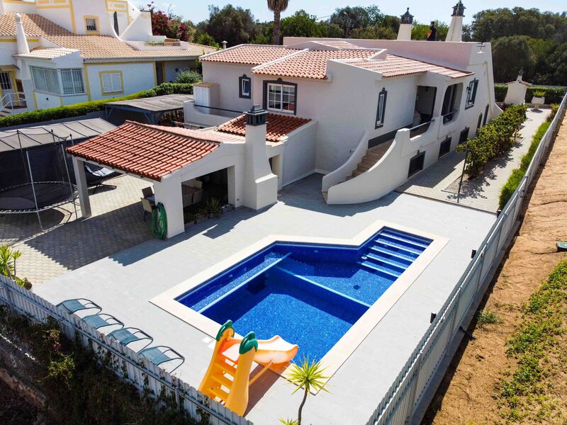 House V3+3 Modern Urbanização Monte Canelas Mexilhoeira Grande Portimão - swimming pool, barbecue, balcony, garden, terrace