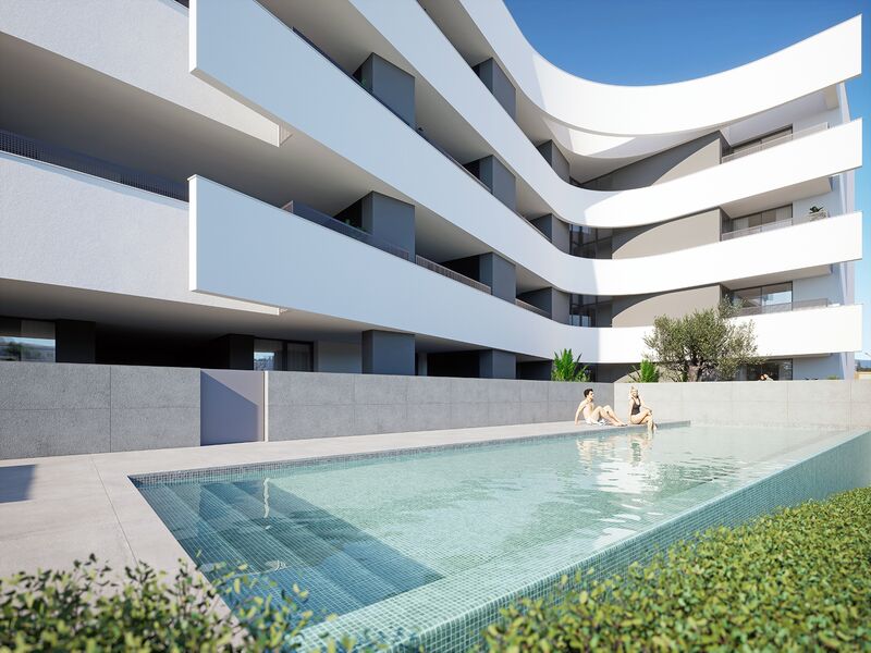 Apartamento Moderno em construção T2 Porto de Mós São Gonçalo de Lagos - piscina, varandas, terraço