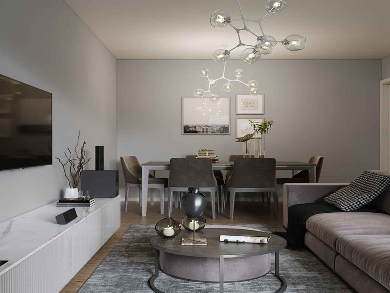 Apartment neue in the center T2 Príncipe Real Portimão - barbecue, underfloor heating, balcony, playground, quiet area