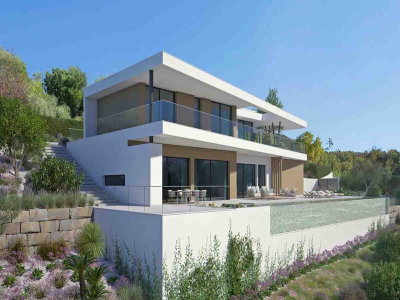 Haus V4 Modern im bau Caldas de Monchique - terrasse, garten, swimmingpool, bodenheizung, garage, klimaanlage