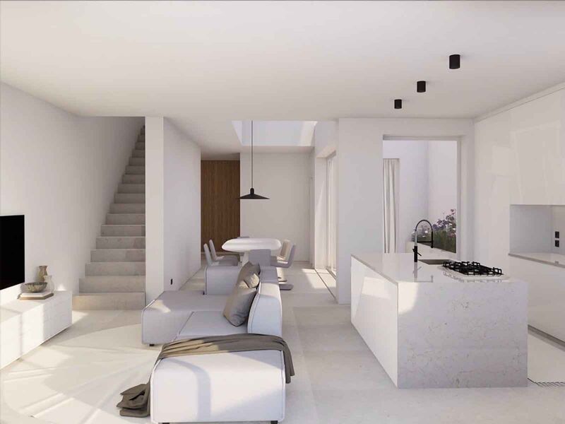 House 3 bedrooms Bemposta Alvor Portimão - heat insulation, garage, swimming pool, balcony, solar panels
