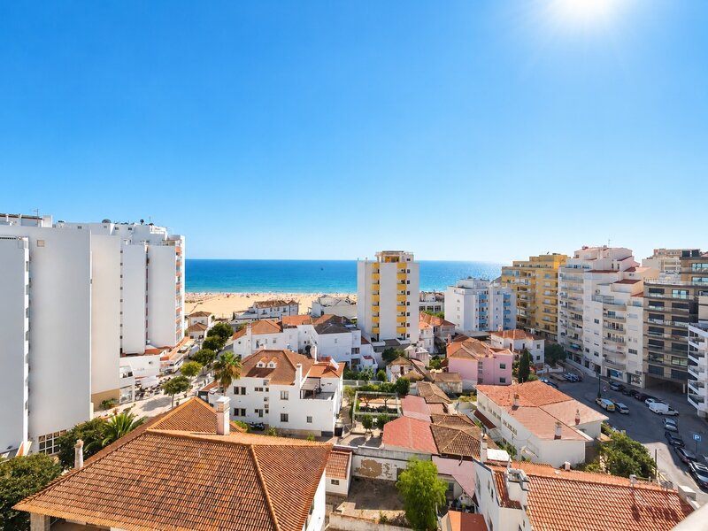Apartment 1+1 bedrooms sea view Praia da Rocha Portimão - swimming pool, store room, garage, balcony, great location, sea view, terrace