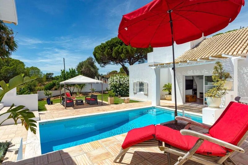 Moradia Rústica V4 Albufeira Guia - jardim, terraço, ar condicionado, piscina, bbq