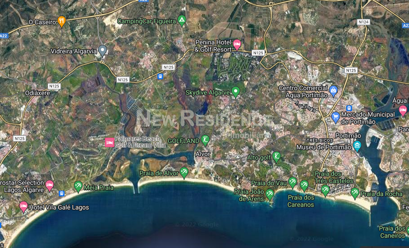 Lote de terreno com 143m2 Portimão Mexilhoeira Grande - vista magnífica, vista mar, garagem