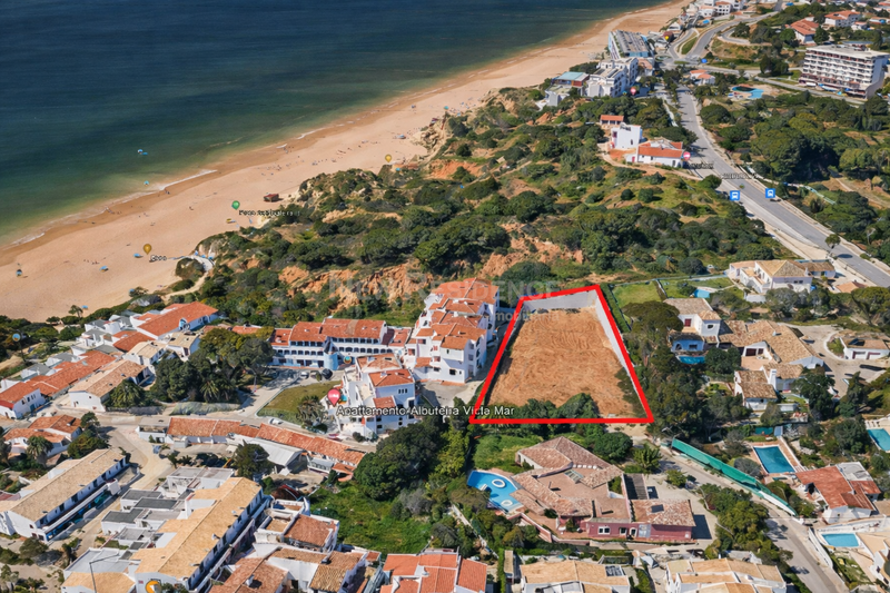 земля c 1685m2 Albufeira - вода, вид на море, центральное водоснабжение