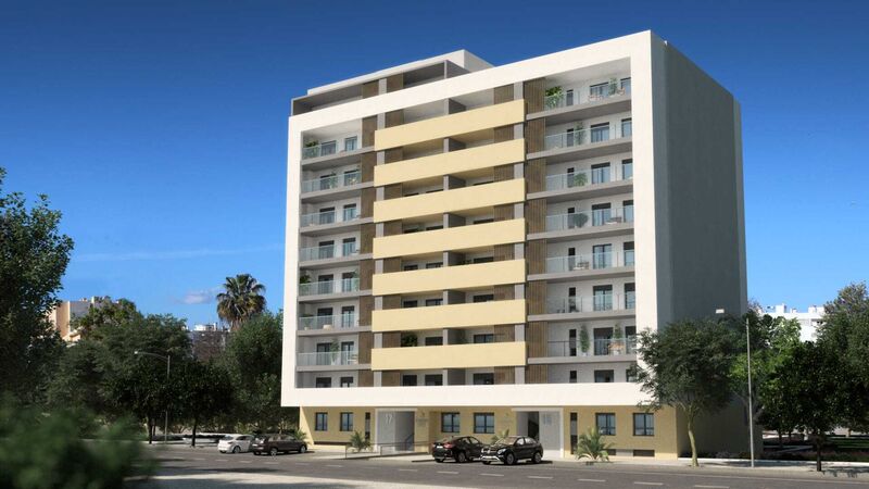 Apartamento T2 novo Centro Portimão - varanda, lugar de garagem