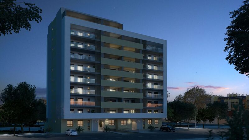Apartamento T3 novo Centro Portimão - varanda, lugar de garagem
