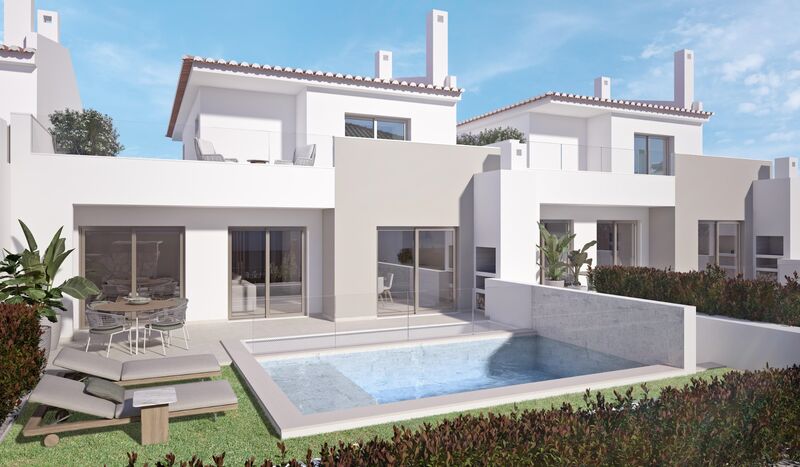 House 3 bedrooms Semidetached Vale de Lagar Portimão - double glazing, garden, terrace, swimming pool, air conditioning, garage