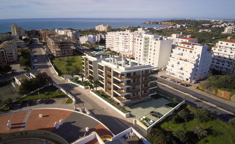 Apartment T3 nieuw sea view Praia Três Castelos Portimão - balcony, sea view, gated community, garden, garage, terrace, swimming pool