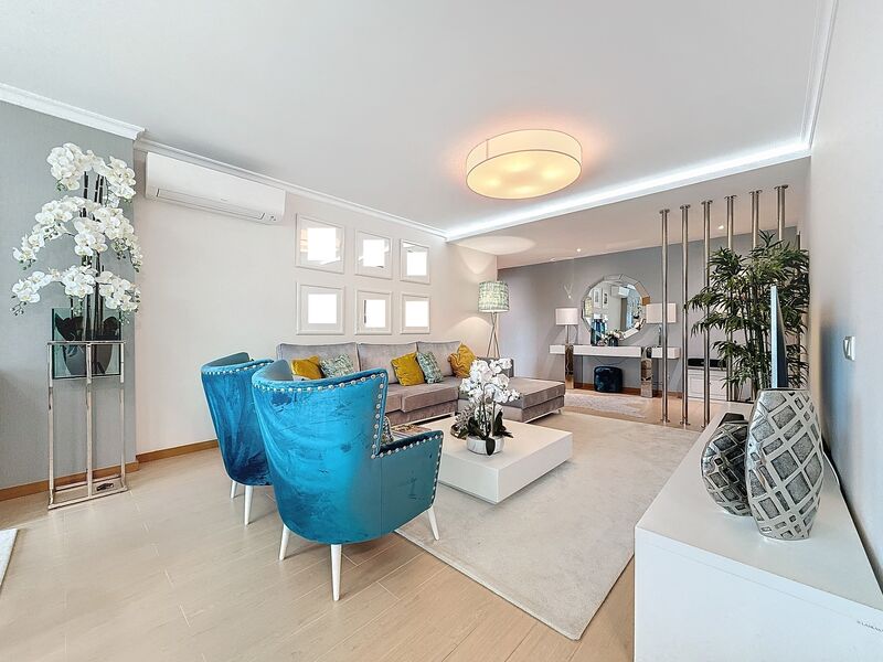Apartment T2 Praia da Rocha Portimão - balcony, parking space, garage, air conditioning, balconies, furnished