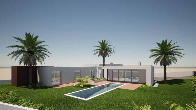 Moradia V3 Térrea Urbanização Serra e Mar Mexilhoeira Grande Portimão - bbq, jardim, arrecadação, piscina, garagem