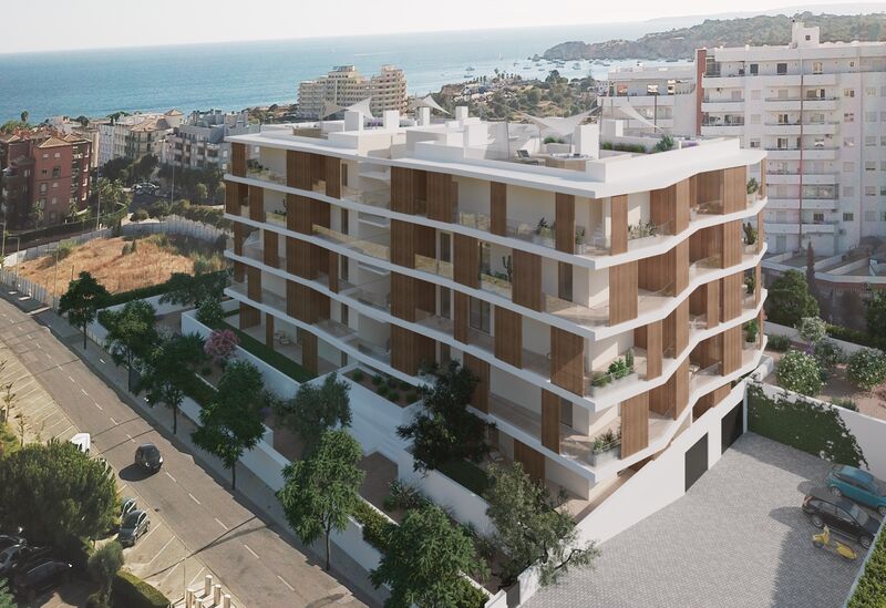 Apartment T2 neue Praia da Rocha Portimão - swimming pool, gated community, garage, balcony, parking space, garden, balconies