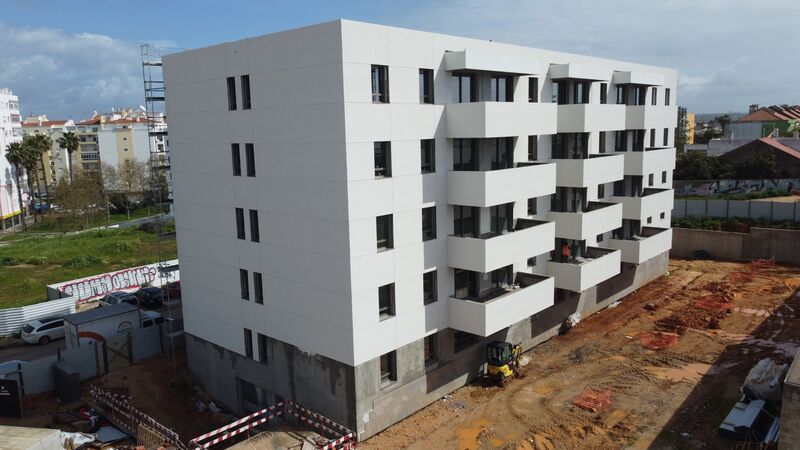 Apartment nieuw under construction T2 Bombeiros Portimão - air conditioning, balcony, swimming pool, thermal insulation, equipped