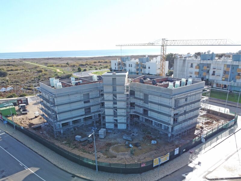 Appartement T2+1 de luxe vue mer Meia Praia São Gonçalo de Lagos - vue mer, terrasse, barbecue, piscine, climatisation, résidence fermée, jardin