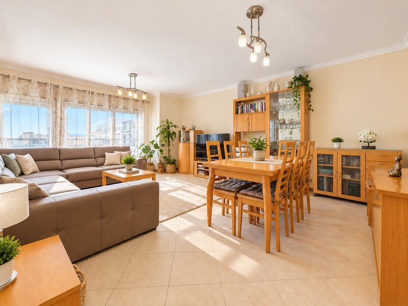 Apartamento T4 Quinta do Morais Portimão - ar condicionado, varanda, jardim, vidros duplos