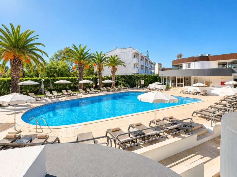 Estúdio perto da praia T0 Areias de São João Albufeira - jardim, piscina, varanda