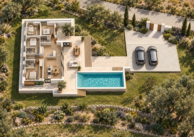 Plot of land with 2800sqm Montinho da Conveniência Altura Castro Marim - easy access, electricity, water