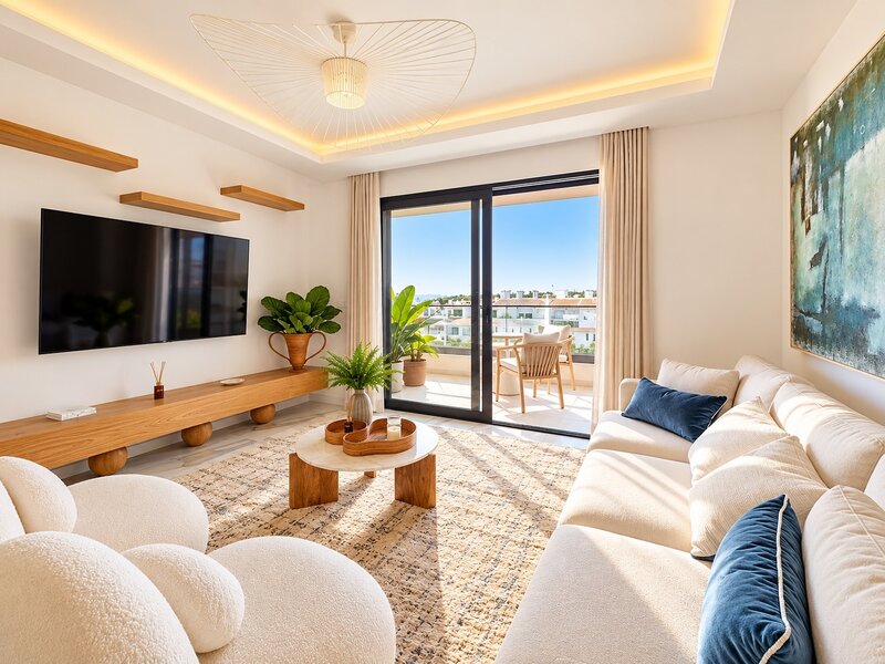 Apartment 2 bedrooms new Vale das Hortas Portimão - double glazing, air conditioning, swimming pool, garden, gated community