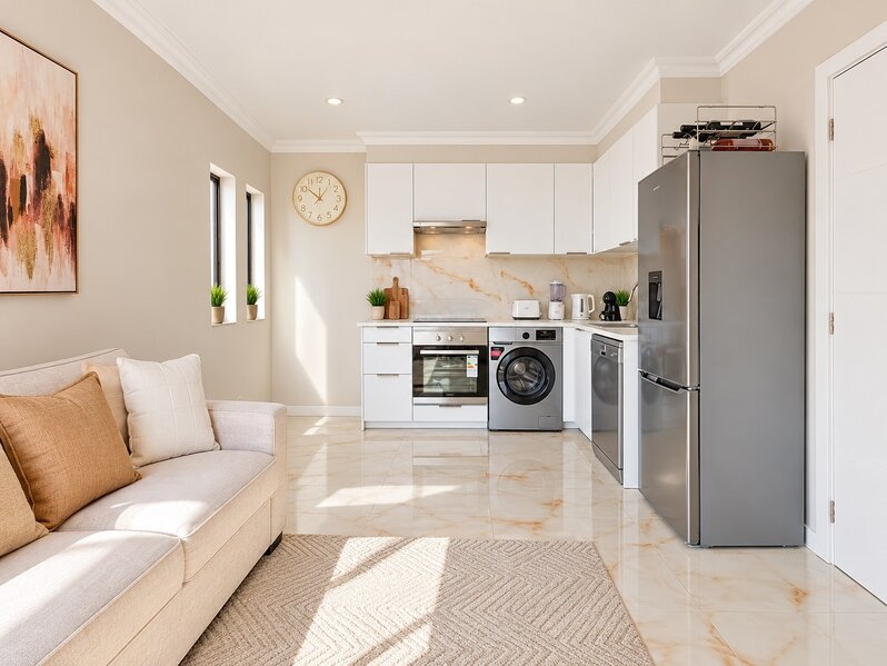 Apartment Modern 2 bedrooms Guia Albufeira - kitchen, air conditioning, furnished, balconies, equipped