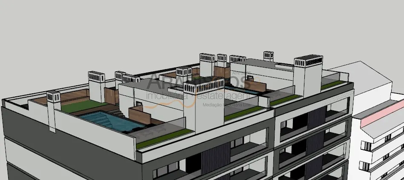 Apartment Modern under construction 3 bedrooms Portimão - Bemposta - garage, lots of natural light, balconies, balcony, swimming pool, air conditioning