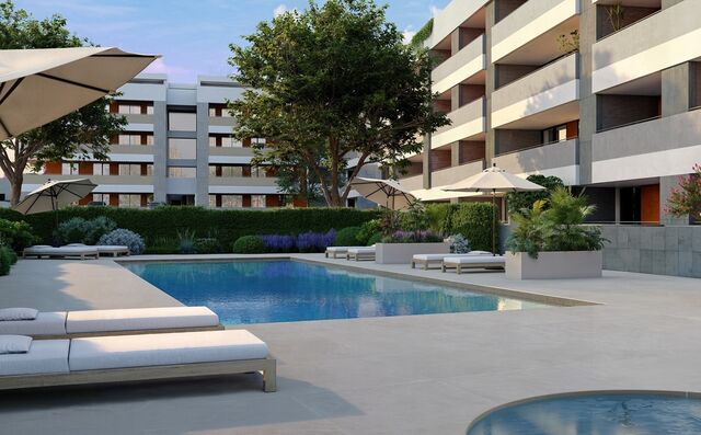 Apartment new 3 bedrooms Lagos Santa Maria - swimming pool, air conditioning, solar panels