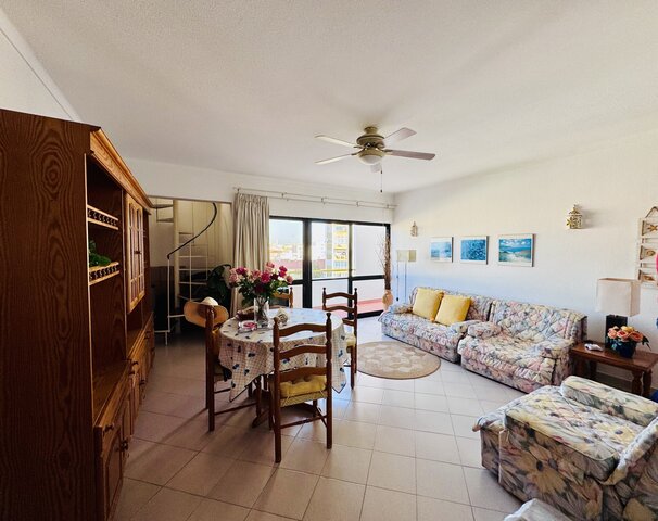 Apartment in good condition 2 bedrooms Quarteira Loulé - sea view, balcony, terrace, barbecue
