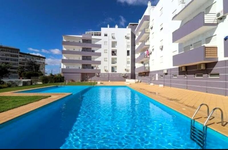 Apartment T2 As new Montechoro Albufeira - condominium, balconies, fireplace, garden, kitchen, swimming pool, balcony